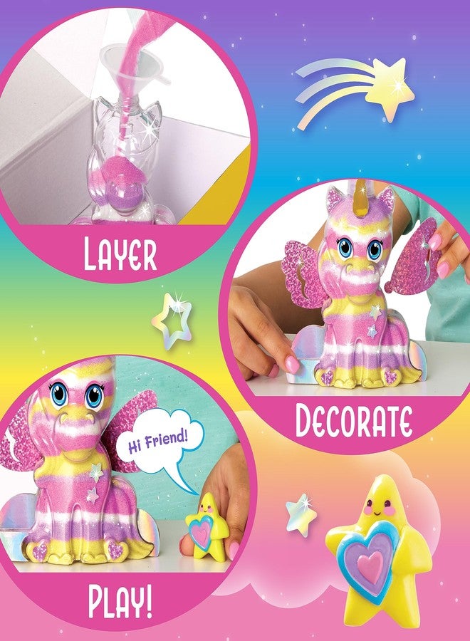 Creativity for Kids Sand Art Kit: Unicorn - DIY Sand Art Kits for Kids, Easter Basket Stuffers & Unicorn Gifts for Girls, Arts and Crafts for Kids (Ages 6+) - Image 3